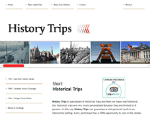 Tablet Screenshot of historytrips.eu
